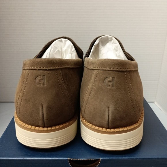 Cole Haan Men\'s Suede Penny  Loafers Size 12 Truffle Brown Leather C41635 Dress main image 6